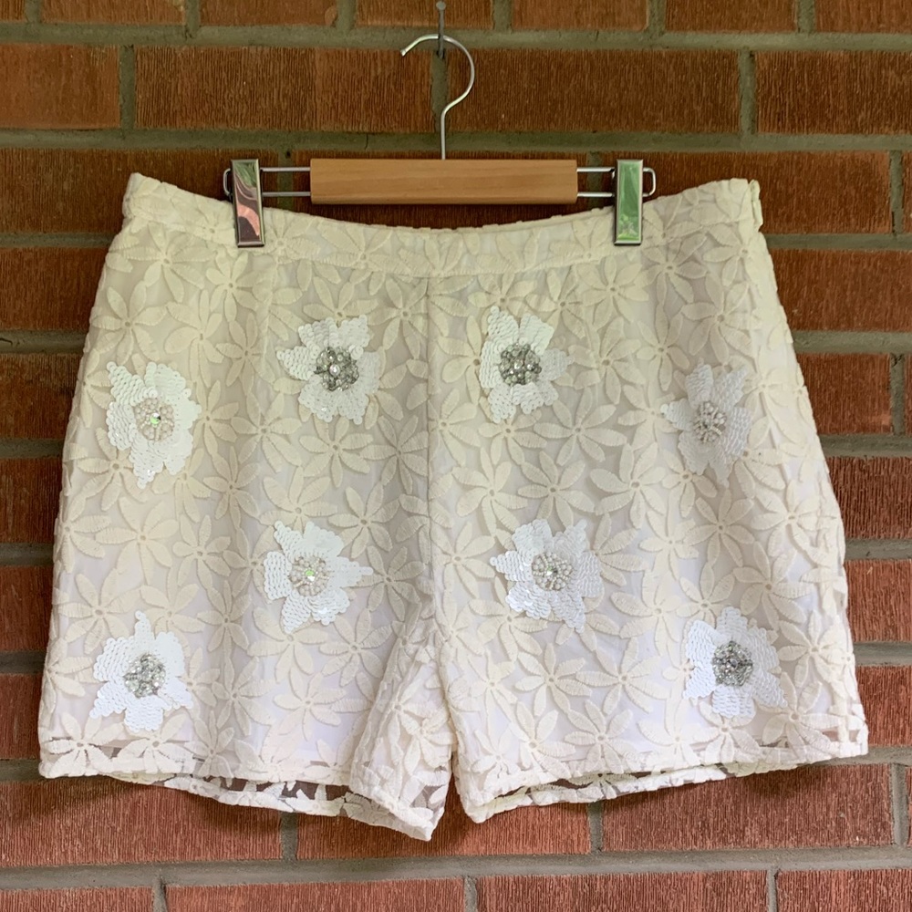 NWOT🎀ASOS lace sequin shorts - Picture 4 of 5